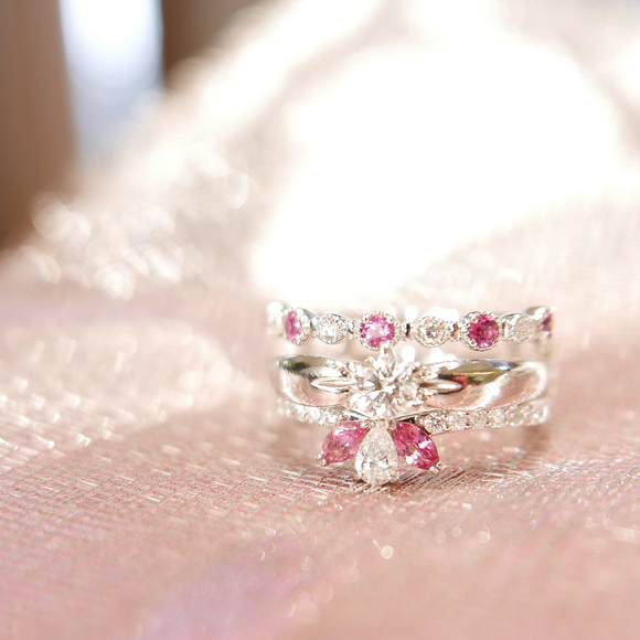 イサロイリング「cherry blossoms 八重桜」