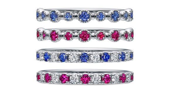 イサロイ「エタニティリングRosette 青いバラ」