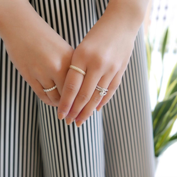 イサロイ「ブライダルリングCeleste 空」