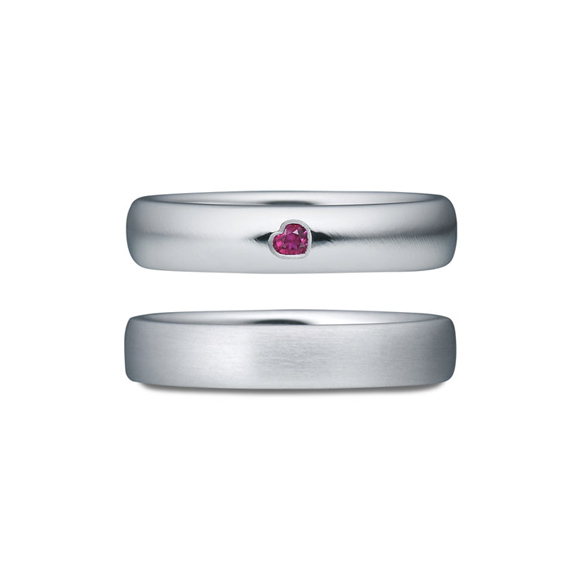 イサロイ「ヘアライン仕上げのリング」